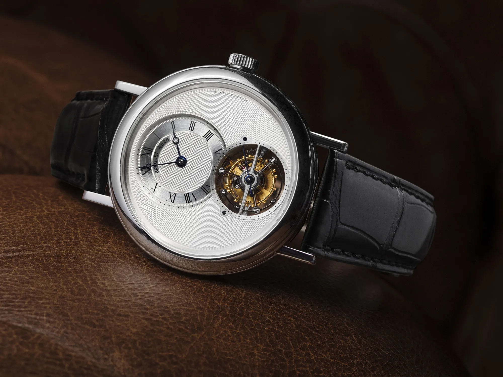 Breguet wristwatch, studio product photograph