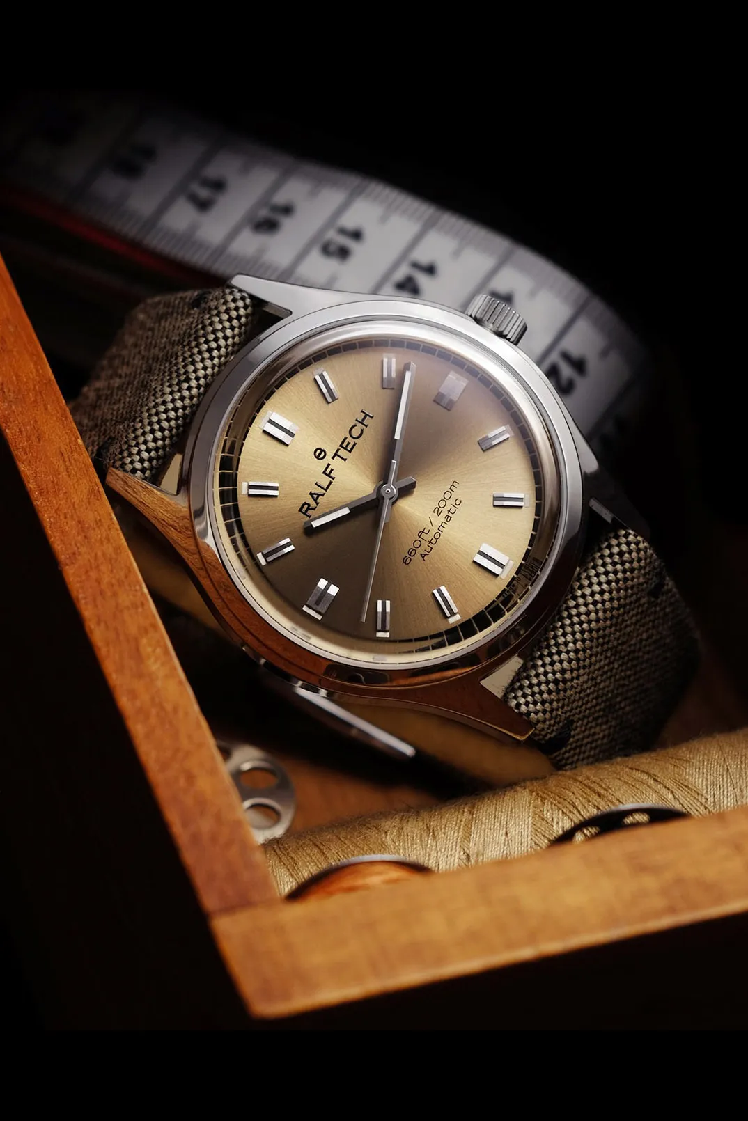 RALF TECH wristwatch, studio product photograph
